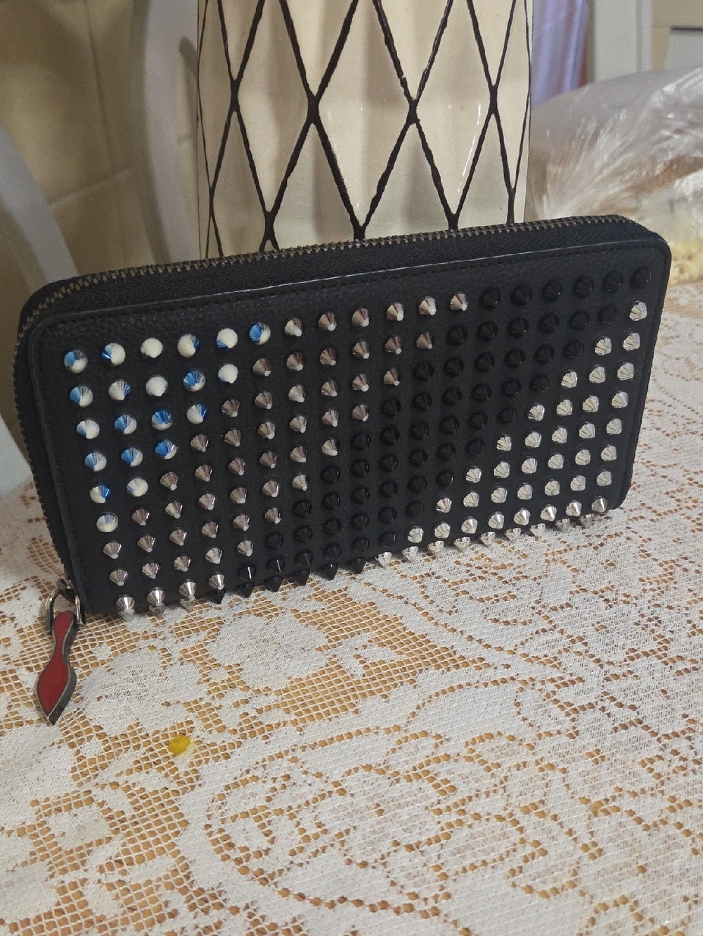 AUTHENTIC CHRISTIAN LOUBOUTIN PARIS WALLET